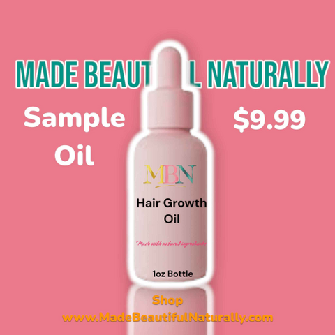 Natural Organic  Hair Growth Oil 1oz